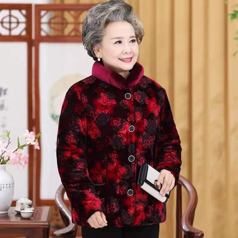 Áo nhung cho người già