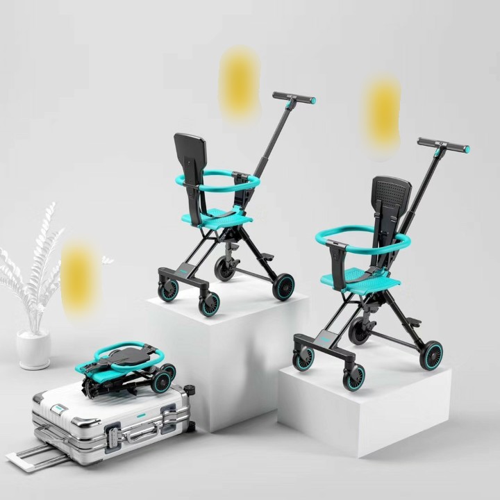 Xe đẩy 4 bánh gấp gọn 2 chiều siêu nhẹ Playkids X1