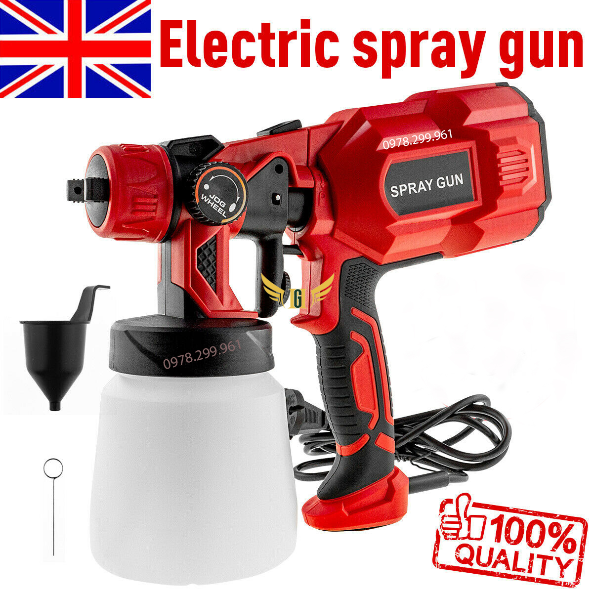 Máy Phun Sơn Cầm Tay Bằng Điện Hàng Đài Loan 220V-500W