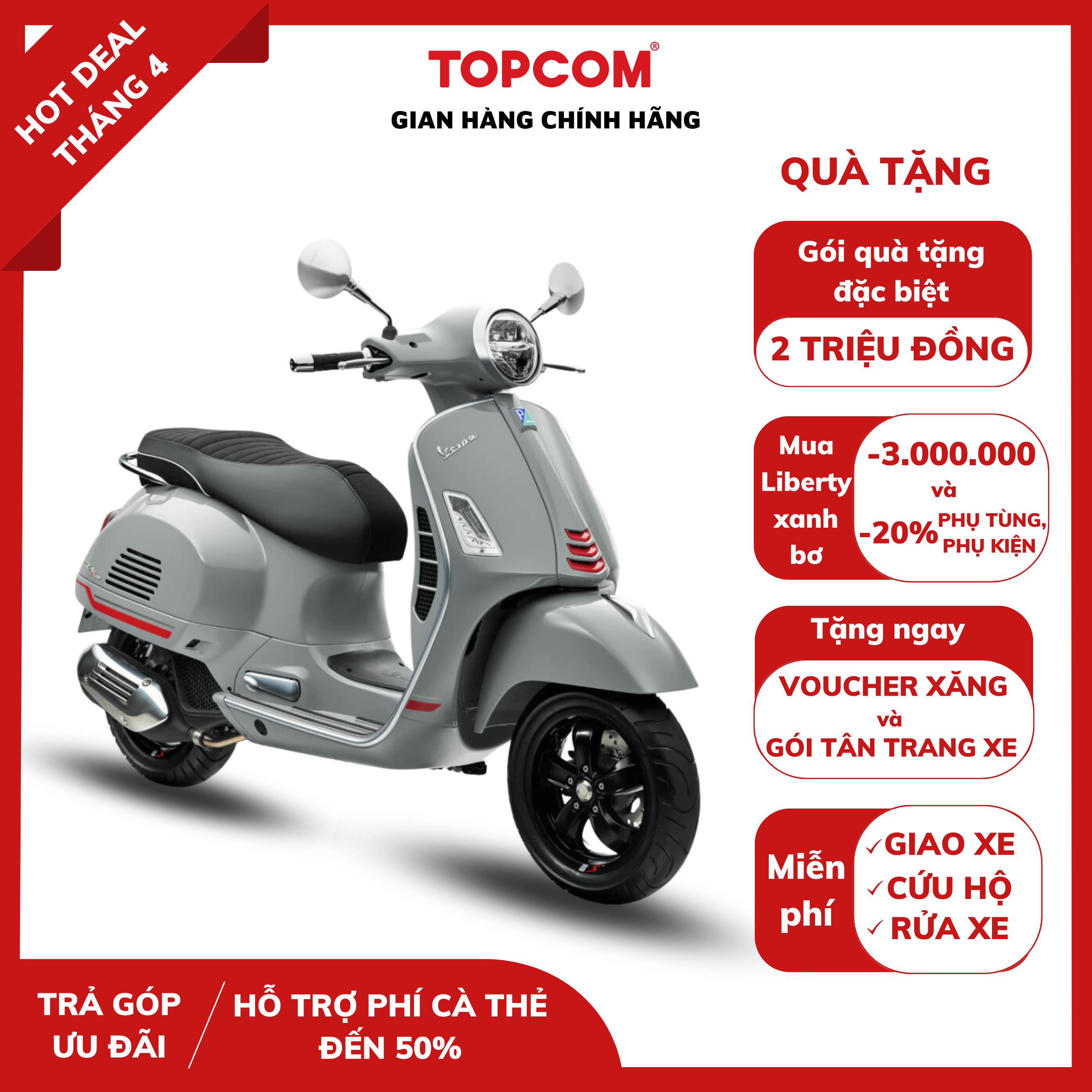 Xe gavespa gts super sport 150cc