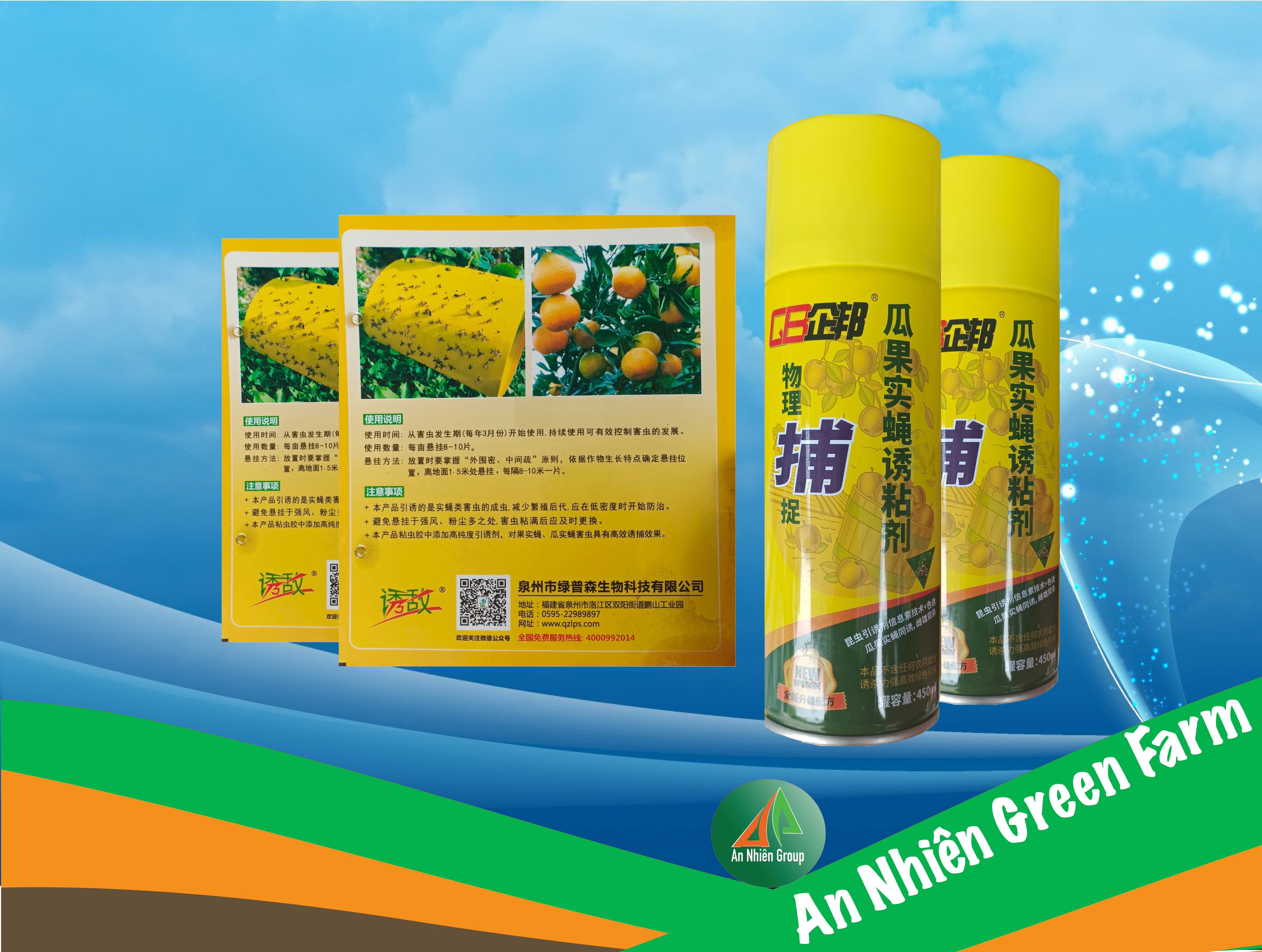 Keo dính dẫn dụ bẫy ruồi vàng