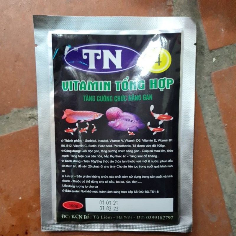 Vitamin tổng hợp tăng cường chức năng gan cho cá cảnh