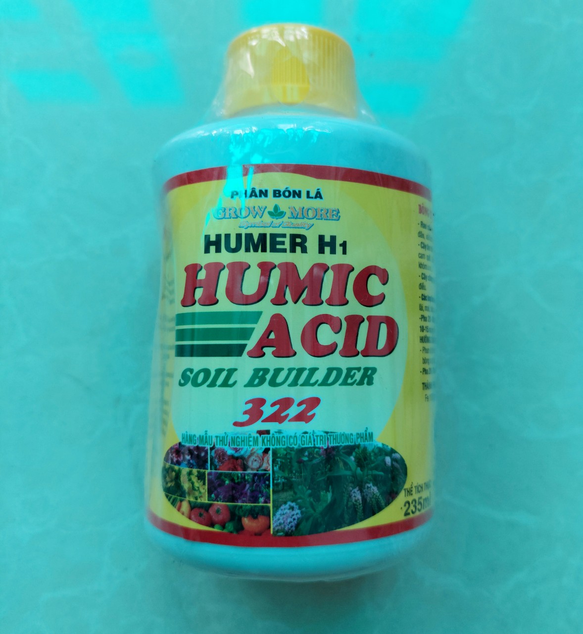 Humic acid 322 phân bón lá hữu cơ cho cây cảnh chai 235ml