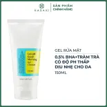 Gel Rửa Mặt Cosrx Tràm Trà, 0.5% BHA Có Độ pH Thấp 150ml Low pH Good Morning Gel Cleanser Hasaki Sản Phẩm Chính Hãng