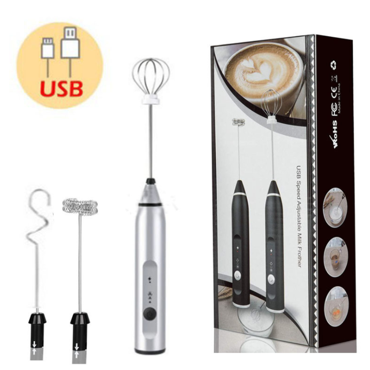 Máy đánh trứng, tạo bọt 3 trong 1 tích hợp cổng sạc USB MFB1501H dung lượng 1200 mAh