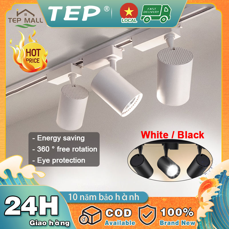 Tep theo dõi đèn trần đèn pha theo dõi 20w 30w 40w thích hợp cho tiệm quần áo quán cà phê cửa hàng home kitchen trọn bộ hiện đại chiếu sáng theo dõi