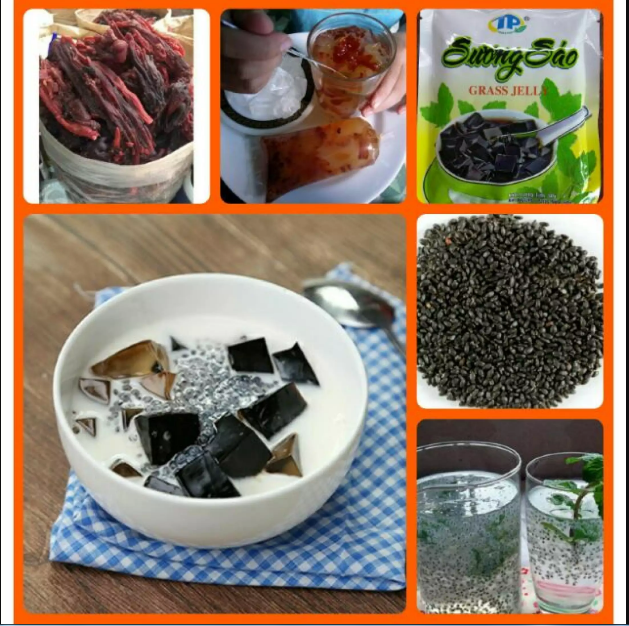 [Cần Thơ]Set 5 nguyên liệu nấu chè Sương sáo hạt é 59K 15 LY