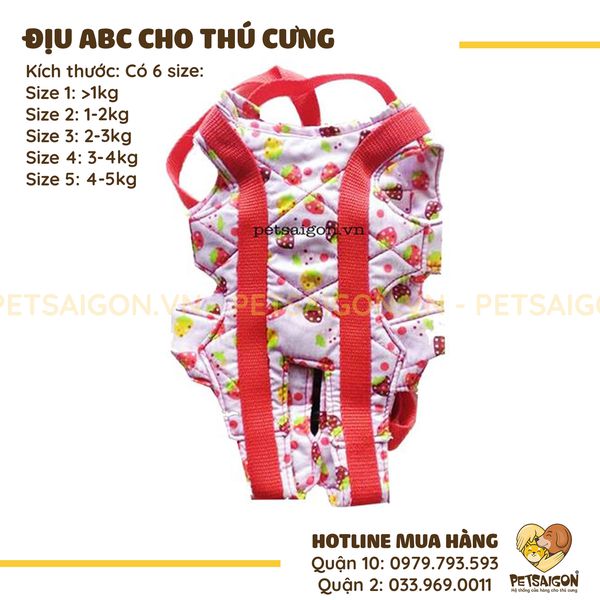 Địu abc cho chó mèo