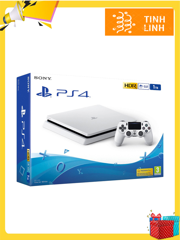 Máy Chơi Game PS4 Slim 1T màu trắng - 2nd