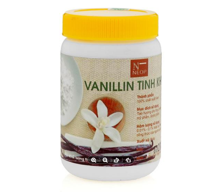 Bột Vanillin (Vani) Tinh Khiết (Pháp) - 70g