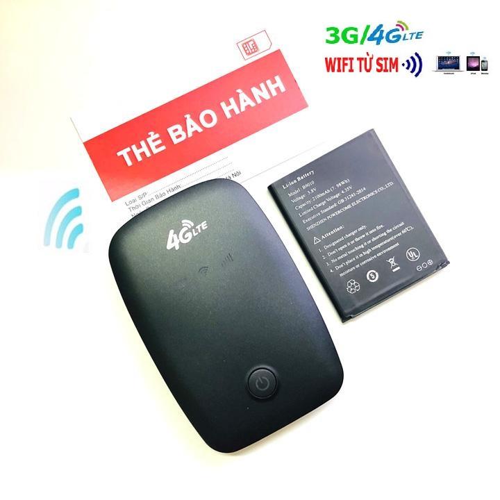 (Tặng Sim 4G Data khủng) Wifi di động 4G MF925 màu Đen, Full Hộp- Phát wifi cực mạnh từ sim - Pin trâu sóng khỏe - Kết Nối Đồng Thời 10 Thiết Bị