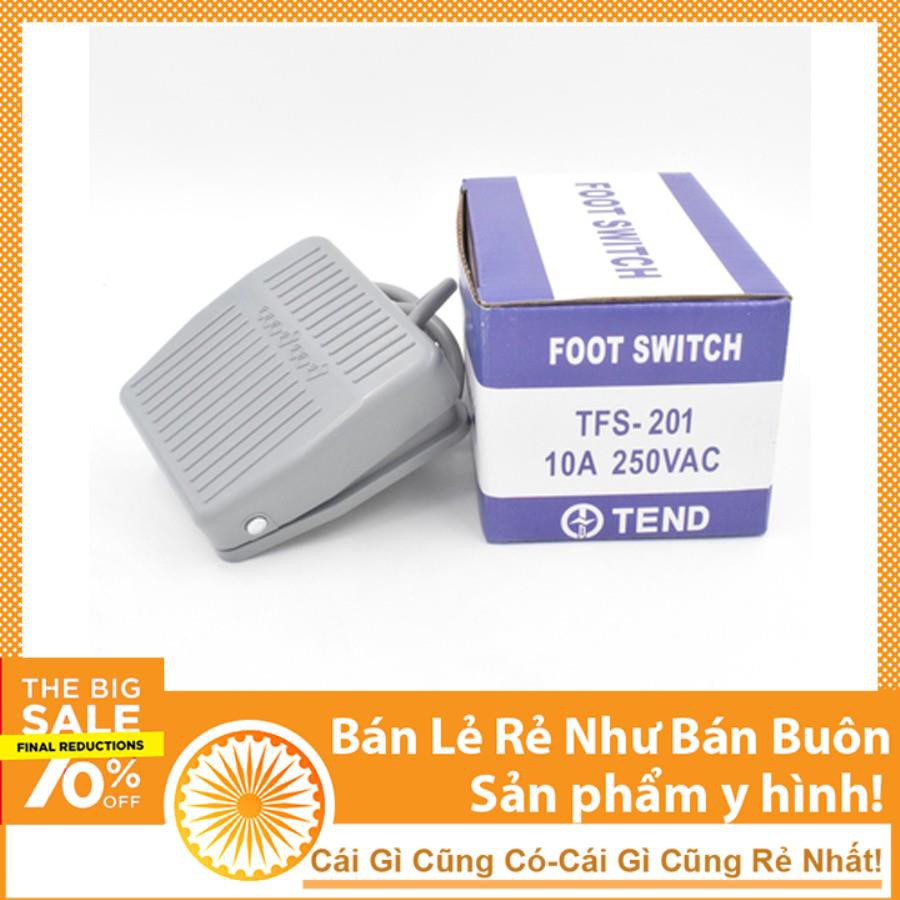 Bàn đạp máy may 2 dây ghi sắt foot switch tfs-201 giá 1 chiếc