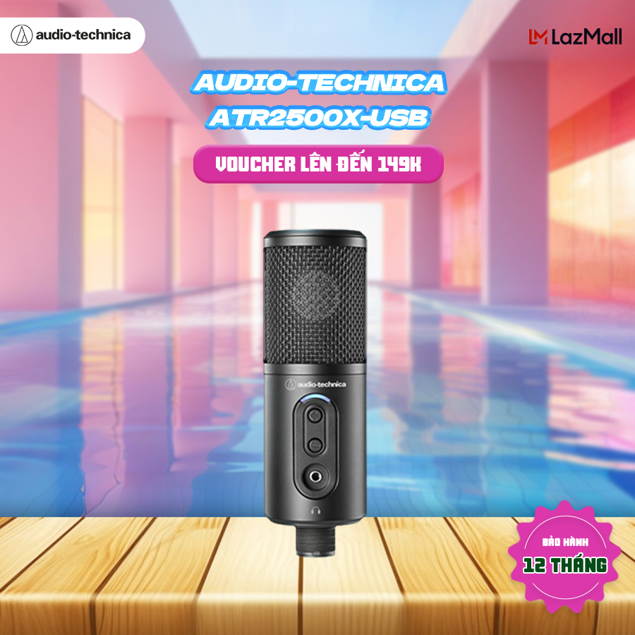 Microphone Audio-technica ATR2500x-USB - Hàng Chính Hãng
