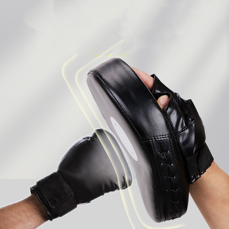 (DRT - Màu Đen - 1 Cặp) Pad Tay Dạng Cong Boxing Đích Đấm Boxing Đích Đỡ Bàn Tay Lamper Boxing Tập Võ Thuật Đấm Bốc MMA