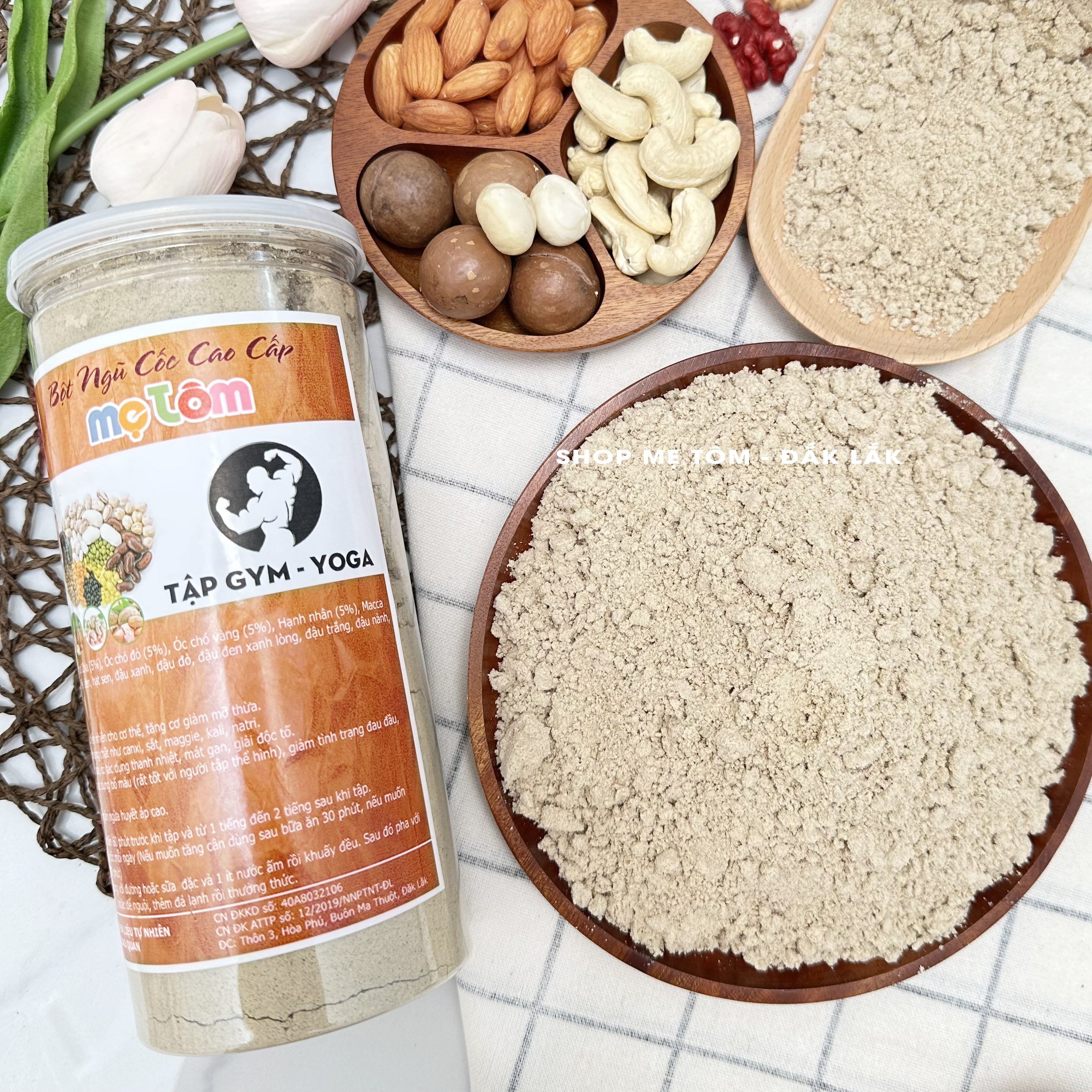 500GRAM BỘT NGŨ CỐC TẬP GYM - YOGA GIÚP TĂNG CƠ, TĂNG SỨC BỀN TẬP LUYỆN, TĂNG CÂN - GIẢM CÂN shop vothithu90