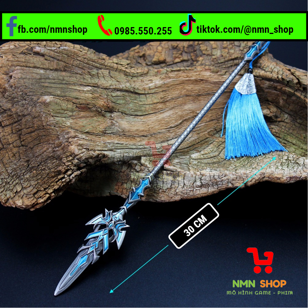 Mô hình phim đấu la đại lục - lam ngân bá vương thương 30cm