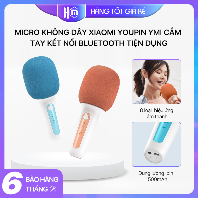 Micro không dây Xiaomi Youpin Ymi cầm tay kết nối Bluetooth tiện dụng - bản quốc tế