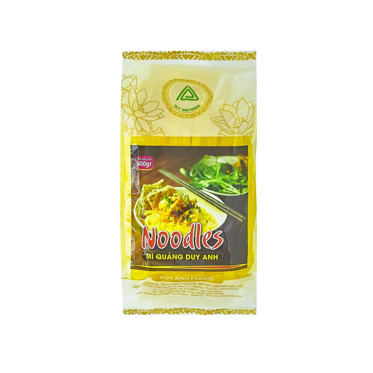 [Date mới] Mì quảng tươi - Mì quảng tươi dạng khô - Mì quảng khô Duy Anh (hàng xuất khẩu)