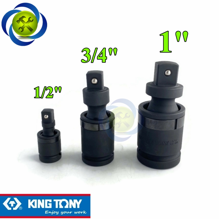 Bộ đầu lắc léo đen kingtony 1/2 - 3/4 - 1inch kingtony123410