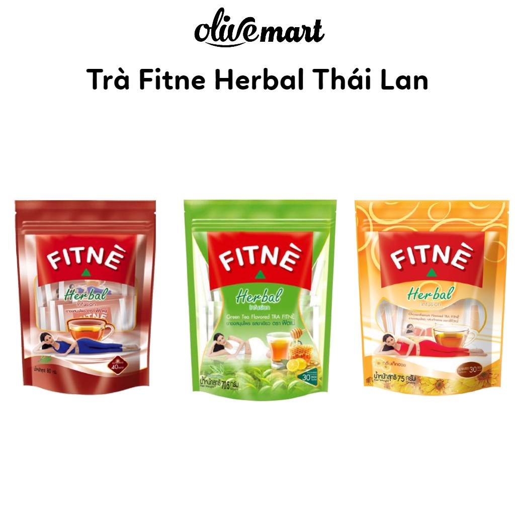 Trà fitne herbal thải độc giảm mỡ thái lan