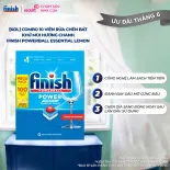 COMBO 10 VIÊN RỬA CHÉN BÁT FINISH POWERBALL ESSENTIAL LEMON 100V