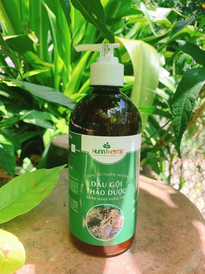 Dầu gội thảo dược huna - với 12 loại thảo dược quý- dưỡng tóc khỏe đẹp an toàn