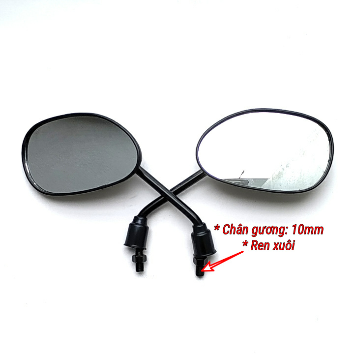 Gương xe máy lắp cho xe Honda Lead 125, Airblade các đời, Vision các đời, Future, Wave các loại, Click (01 đôi)