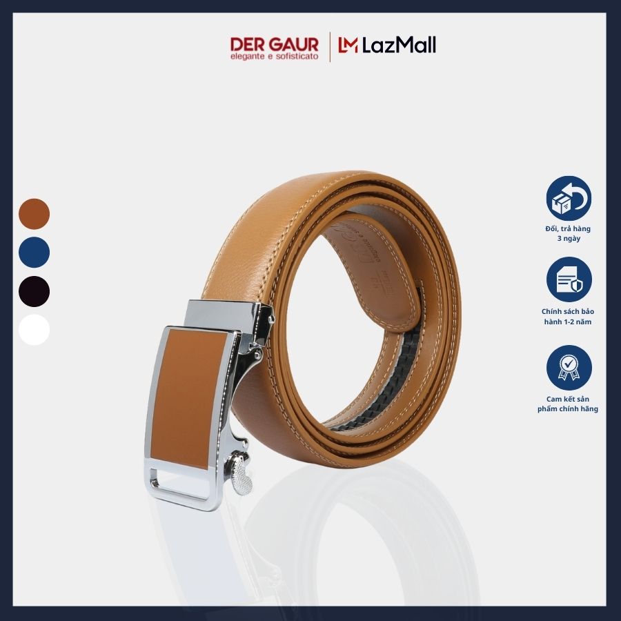 Thắt lưng da cao cấp der gaur dgl158 - bro