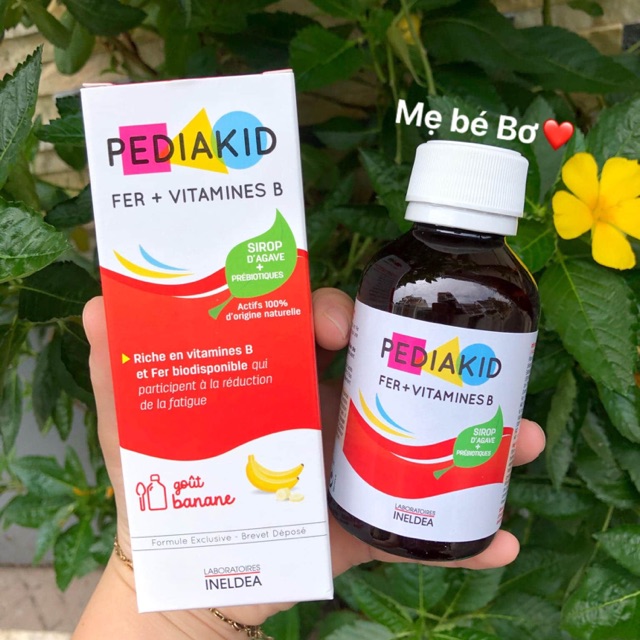 Pediakid fer bổ sung sắt nội địa pháp cam kết sản phẩm đúng mô tả chất lượng đảm bảo an toàn đến sức khỏe người sử dụng
