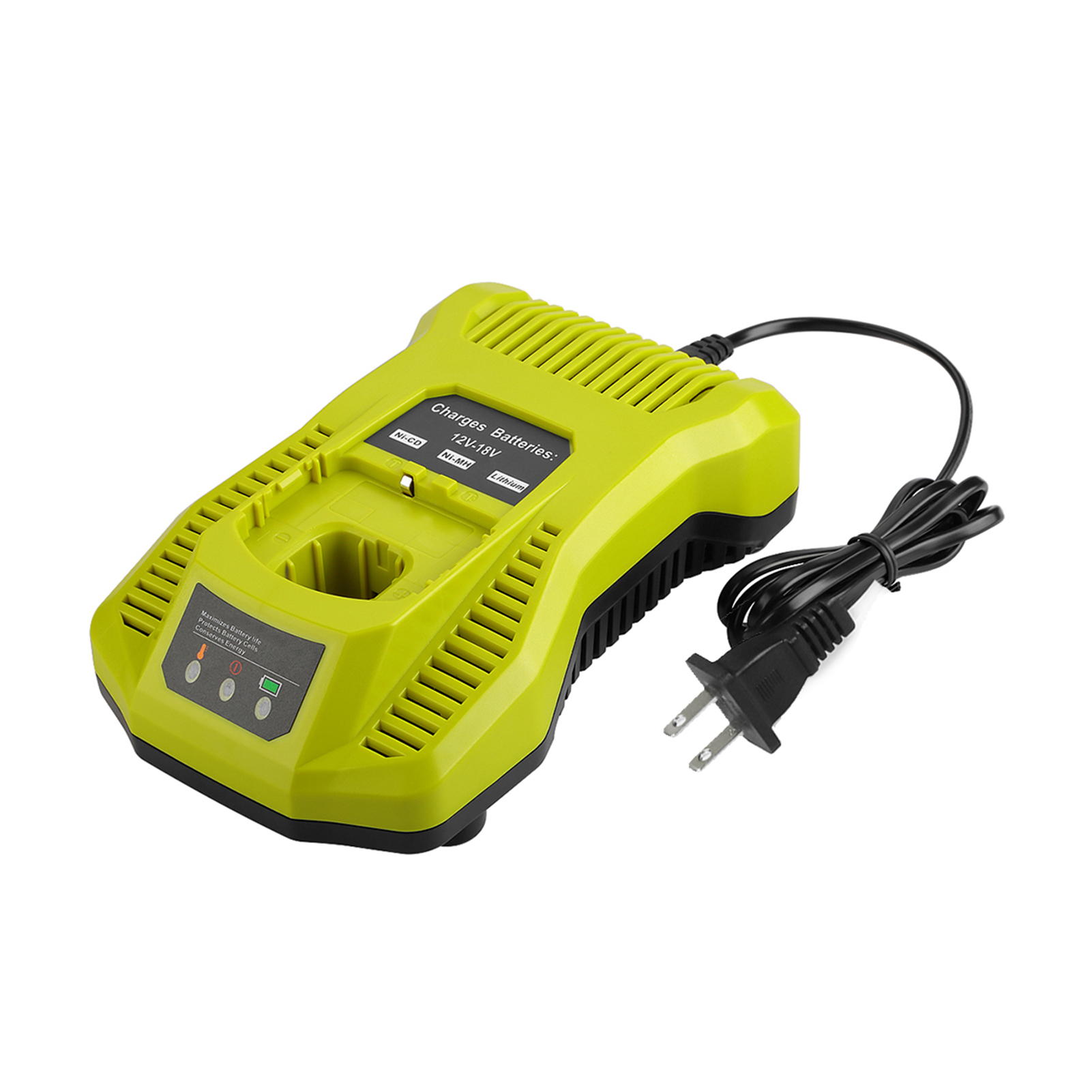 Dual chemistry intelliport charger for all ryobi 12v-18v one+ lithium battery & nicad battery charger yobi one + p104 p105 p102 p103 p107 p108 18v tools