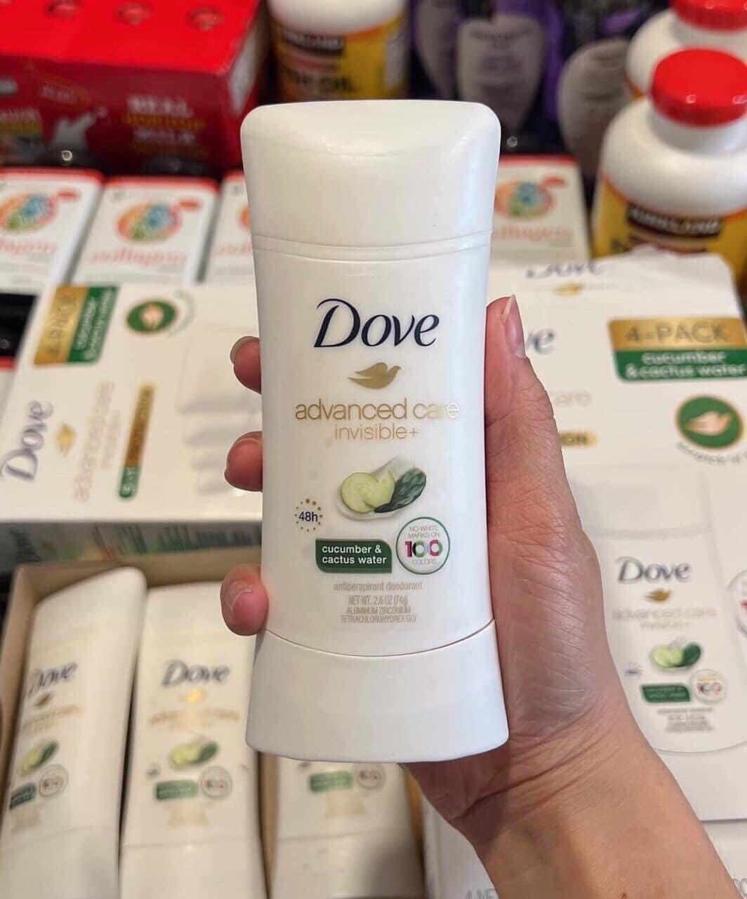 Hàng mỹ(lăn khử mùi dove advanced care cool essentials hương dưa leo thơm mát 74g)