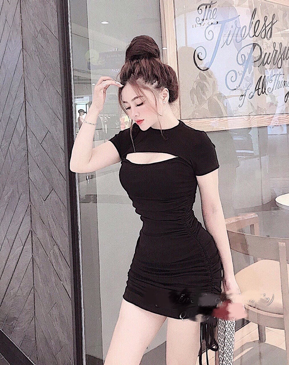 [HCM]Đầm body hở ngực dễ thương