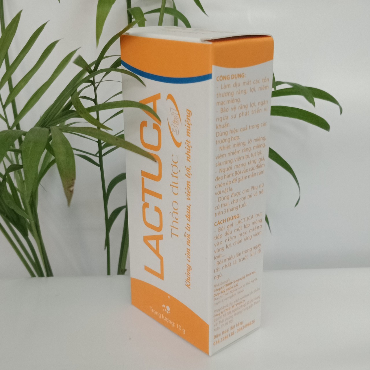 Hết đau do nhiệt miệng, viêm lợi - kem bôi LACTUCA thảo dược an toàn, hiệu quả, tuýp 10g