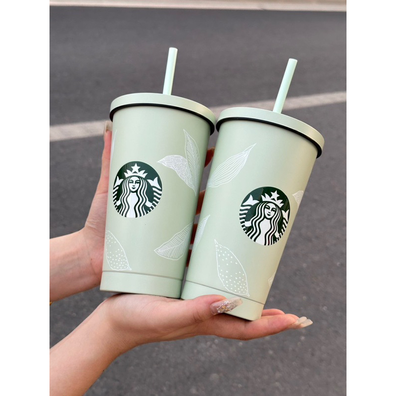 Ly giữ nhiệt starbuck xanh mint 532ml siêu sịn sò