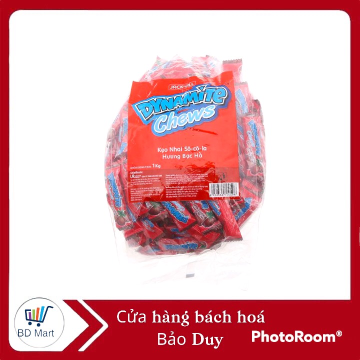 Kẹo nhai socola hương bạc hà Dynamite Chews gói 1kg