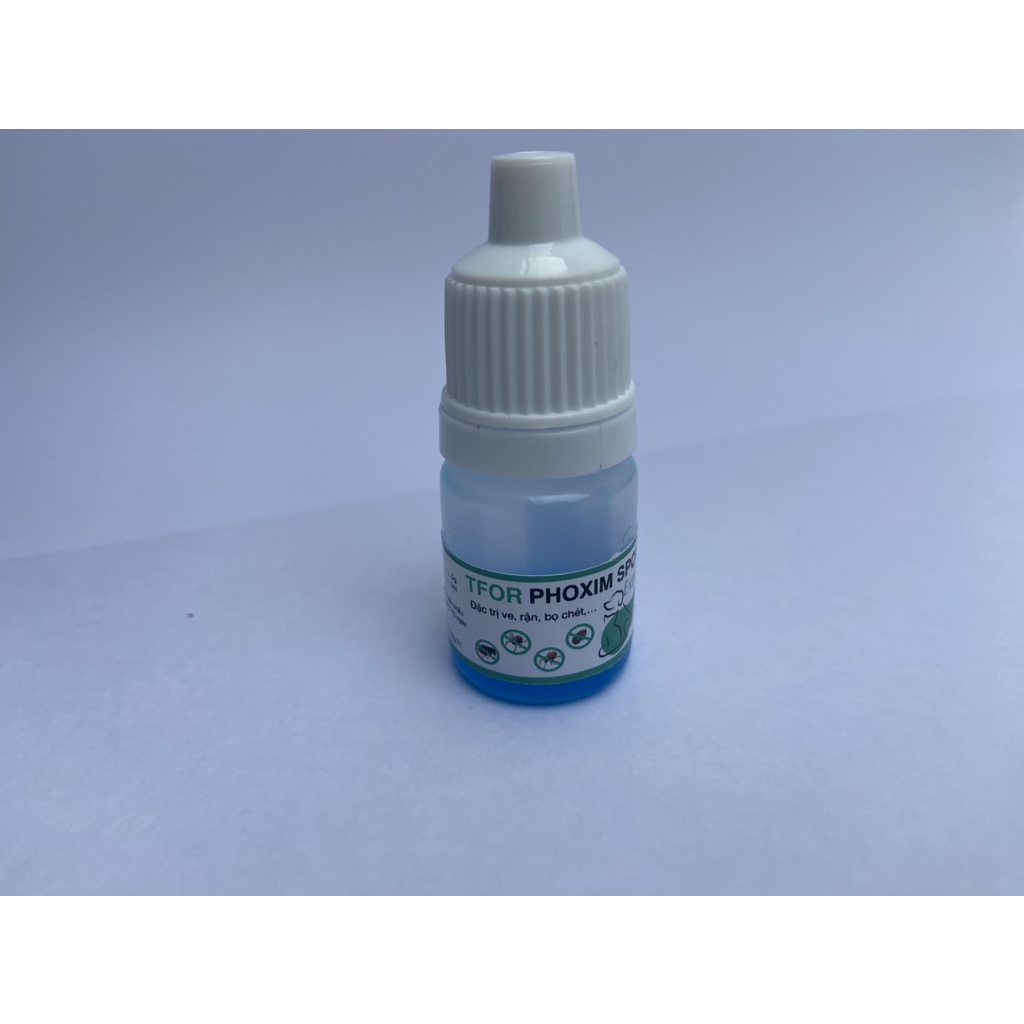 Tfor Phoxim Spot  Nhỏ gáy trị ve rận bọ chét ghẻ chó mèo lọ1ml