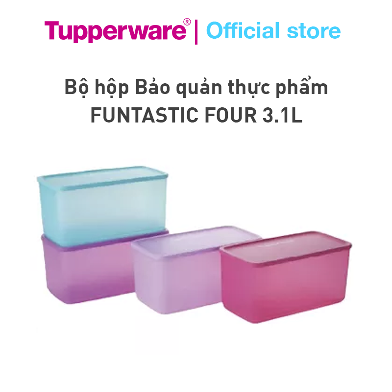 Bộ hộp bảo quản thực phẩm Tupperware Funtastic Four