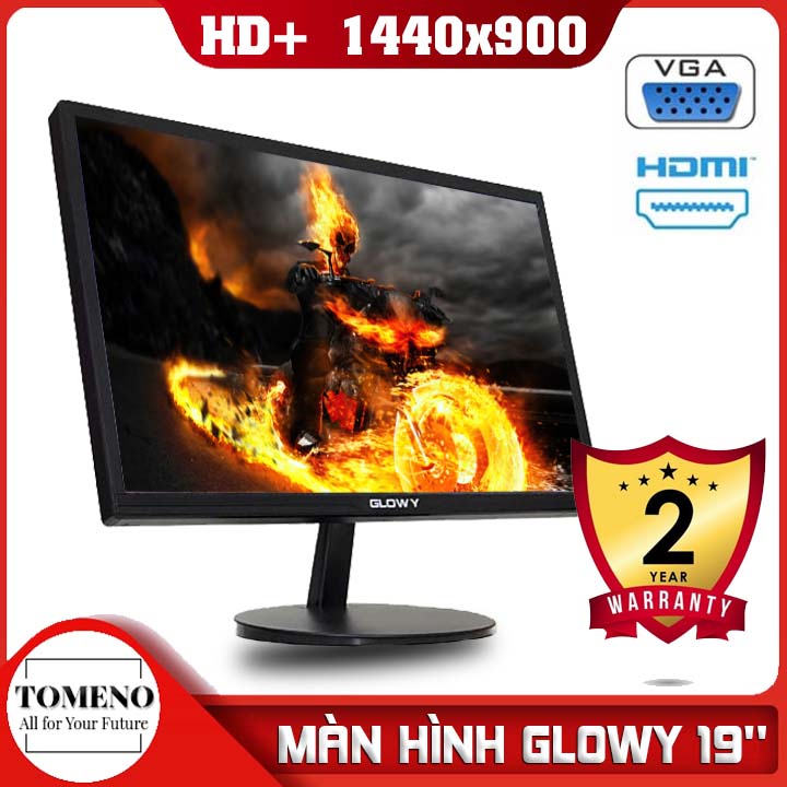 Màn hình máy tính cây giá rẻ Glowy Gl19 HD+ , màn hình máy tính 19 inch chính hãng 1440x900 60Hz 16.7 triệu màu chân thực , màn hình máy tính chính hãng , màn hình máy tính mới giá rẻ