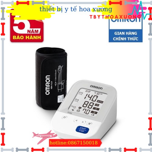 Máy đo huyết áp Máy đo huyết áp tự động bắp tay HEM-7156 Omron