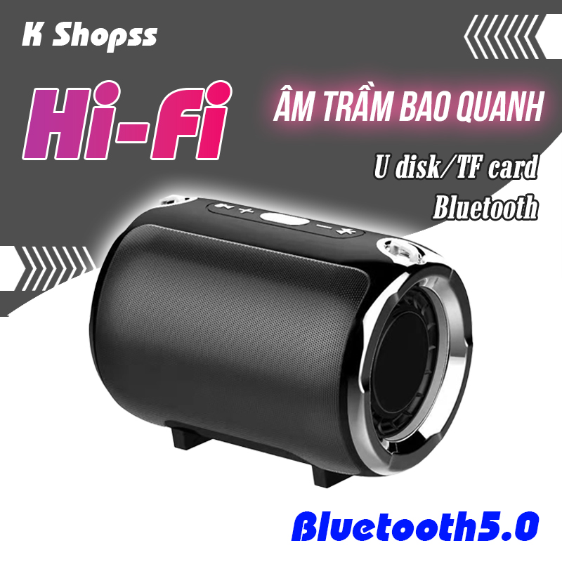 Loa Bluetooth Bass Cực Mạnh Smart Bass cóLEDRGB Loa Vi Tính Nghe Nhạc Không Dây Giá Rẻ Pin Trâu Loa Di Động loa không dây loa bluetooth loa nghe nhạc