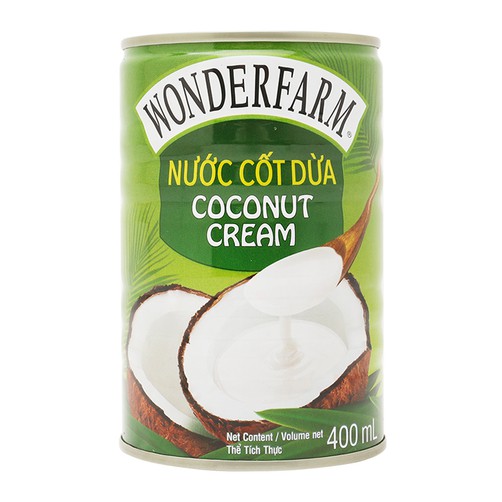 NƯỚC CỐT DỪA WONDERFARM - Lon 400ml