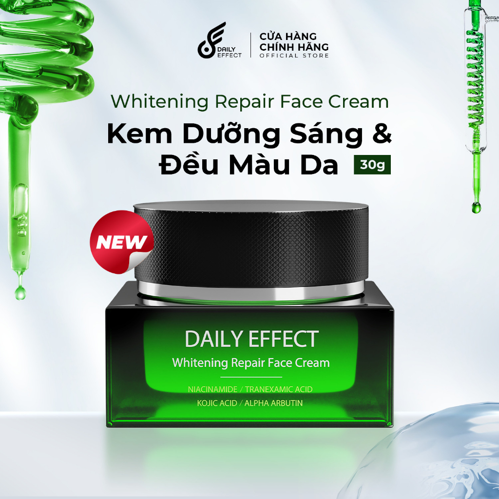 Daily Face Cream - Kem Dưỡng Trắng Da & Mờ Thâm DAILY EFFECT (10g & 30g)