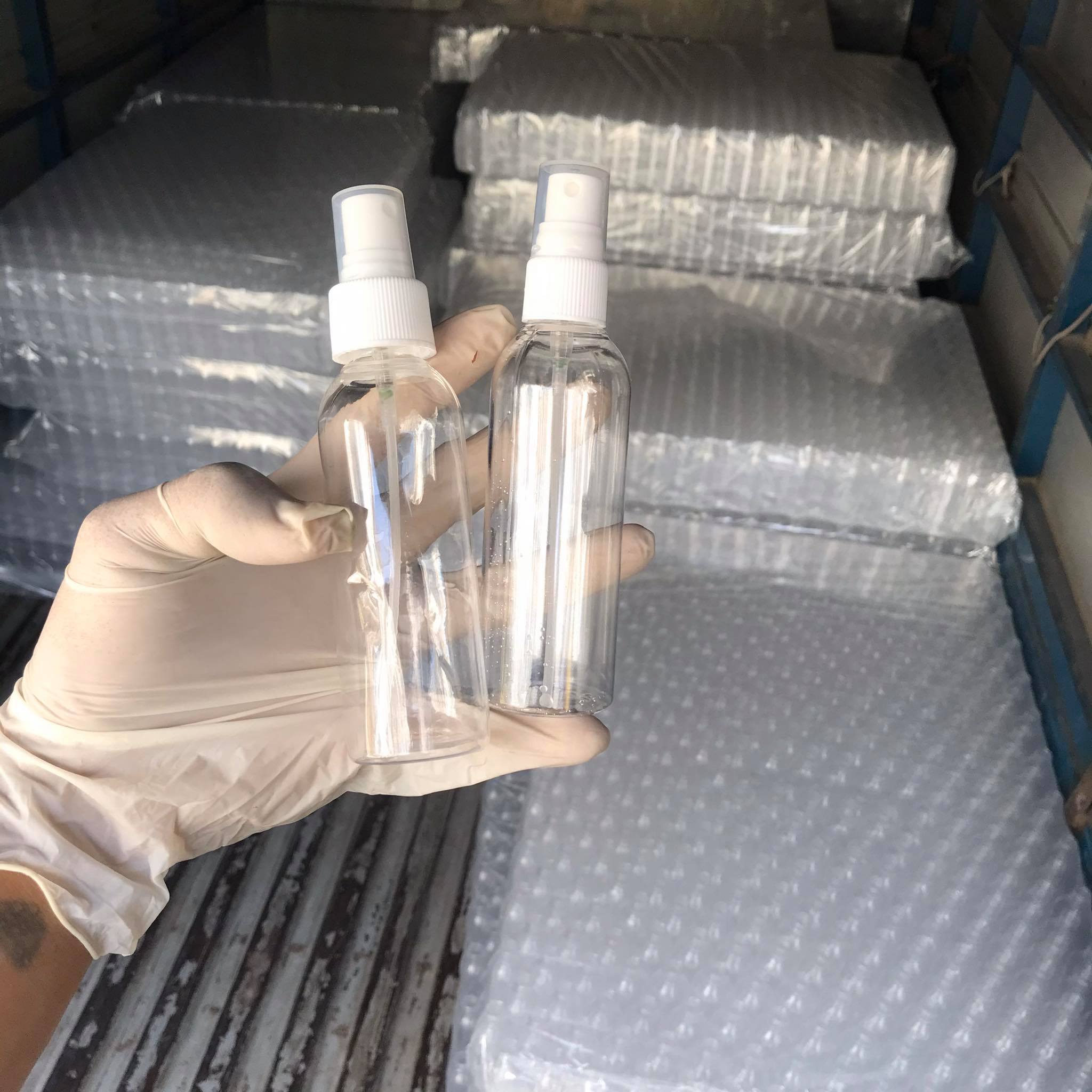Chai xịt trong suốt 30ml/ 50ml/ 100ml xịt sương xịt nhỏ giọt nắp bật nắp nhôm- chai Xịt phun sương