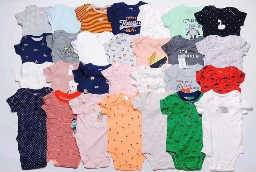 [HCM]Body Chip Ngắn Tay Cho Bé Gái/Trai Từ 0-36m Xuất Dư Xịn Các Hãng Carter Geo Tex - Chất Vải Cotton Mềm Mại Với Làn Da Bé