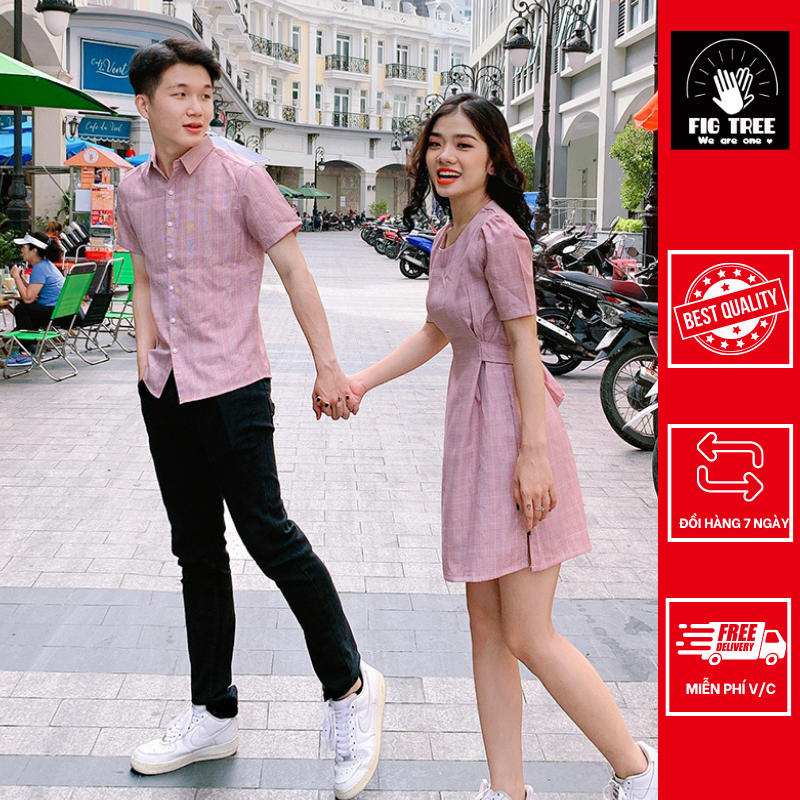 Áo sơ mi váy cặp mã smv158b