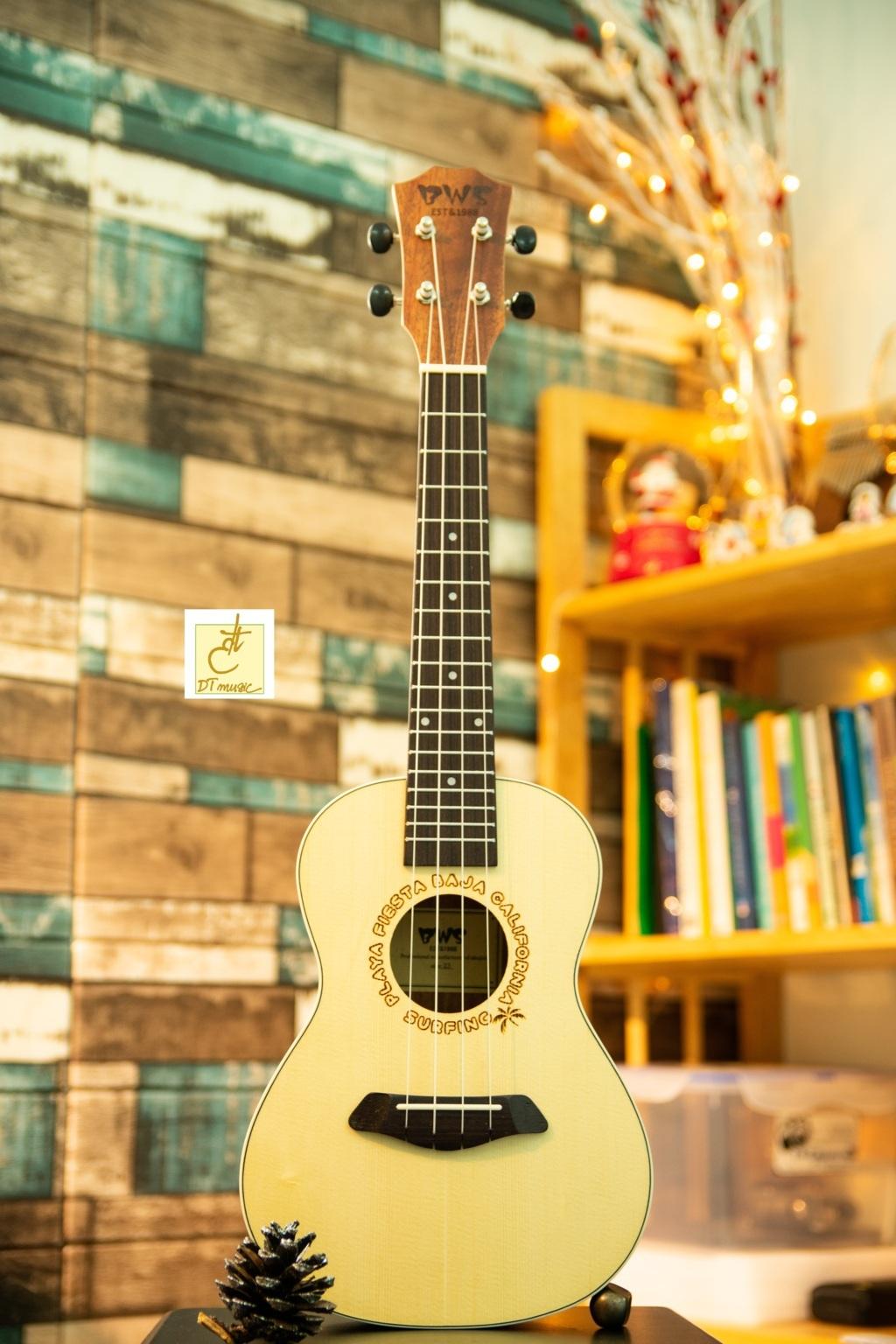 Ukulele Concert BWS Gỗ Mahogany Size 23 inch Tặng kèm phụ kiện