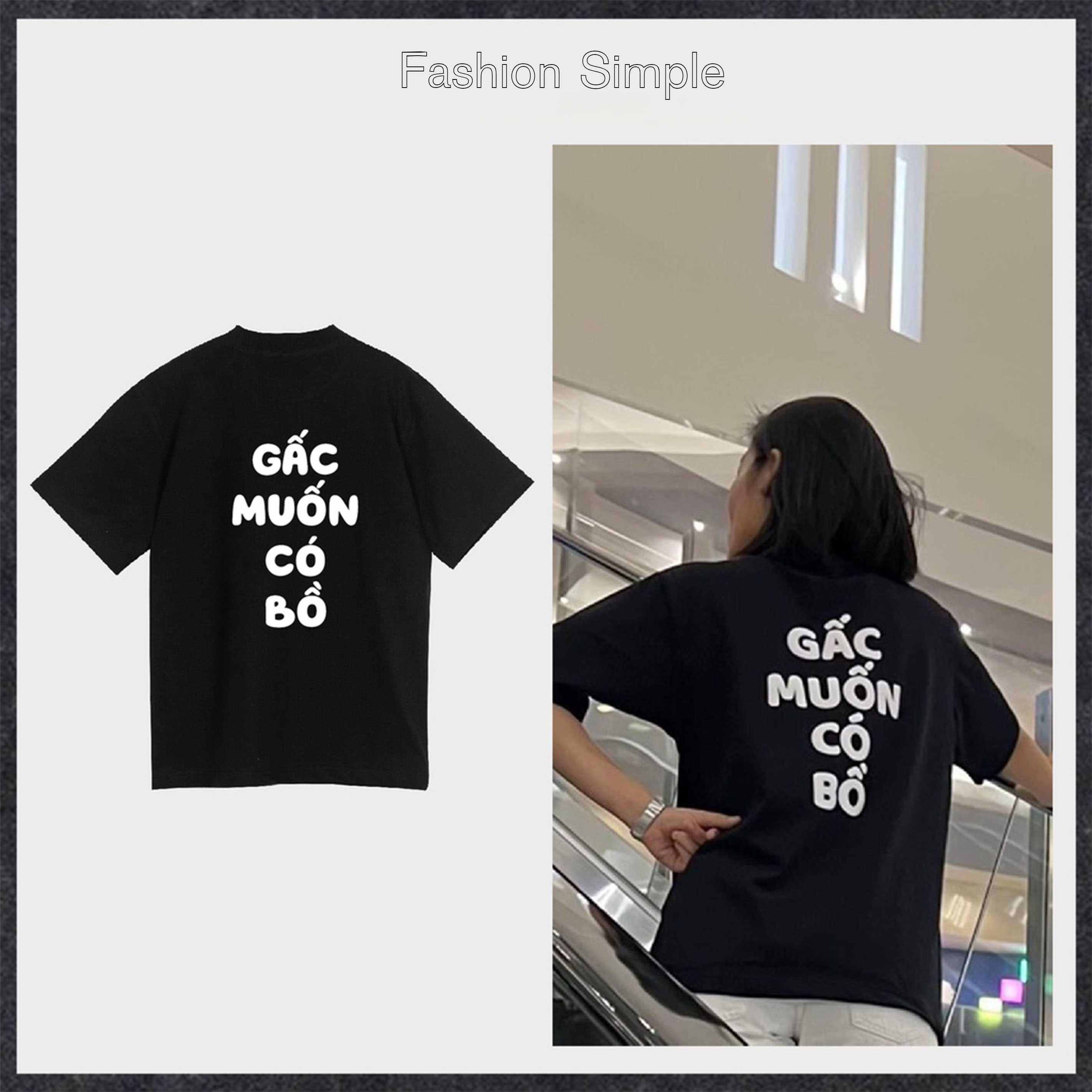 Áo thun unisex nam nữ, áo phông from rộng tay lỡ " gấc muốn có bồ" sản phẩm hot trent