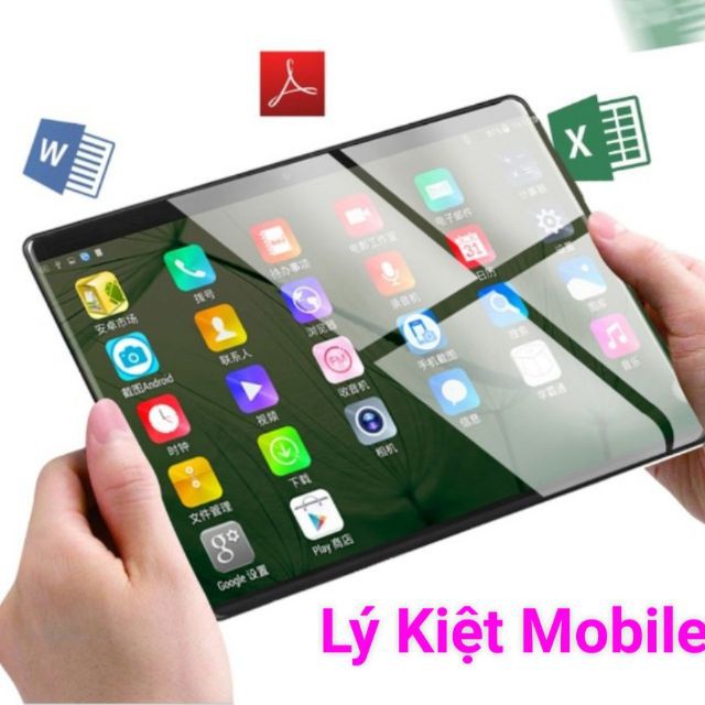 Máy tính bảng as888+ 4g ram 4g/128gb máy mới fullbox 2 sim nghe gọi tặng kèm bao da
