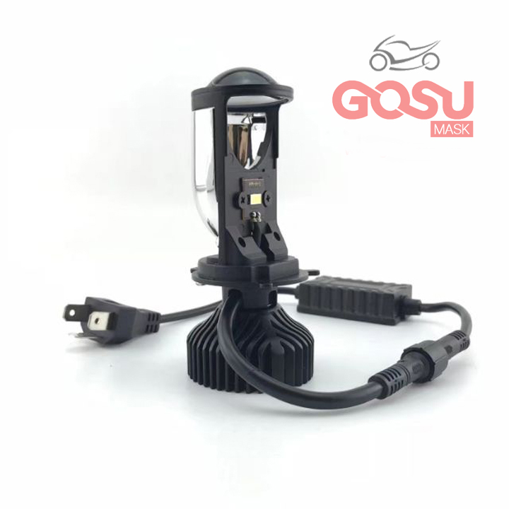 Đèn pha Led bi cầu mini H4 L6K - Đèn pha xe máy