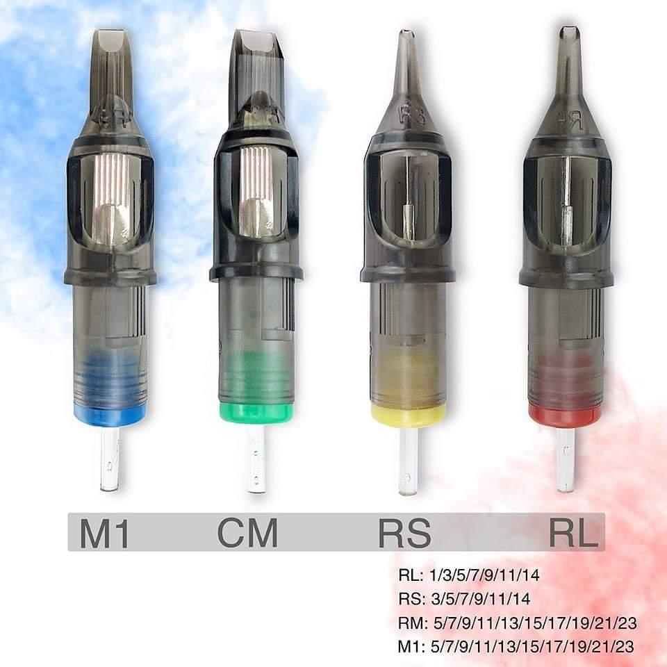 KIM XĂM HÌNH ĐẦU ĐAN 7RL ĐI NÉT CHO CÁC DÒNG PEN,ROTARY 20kim/hộp